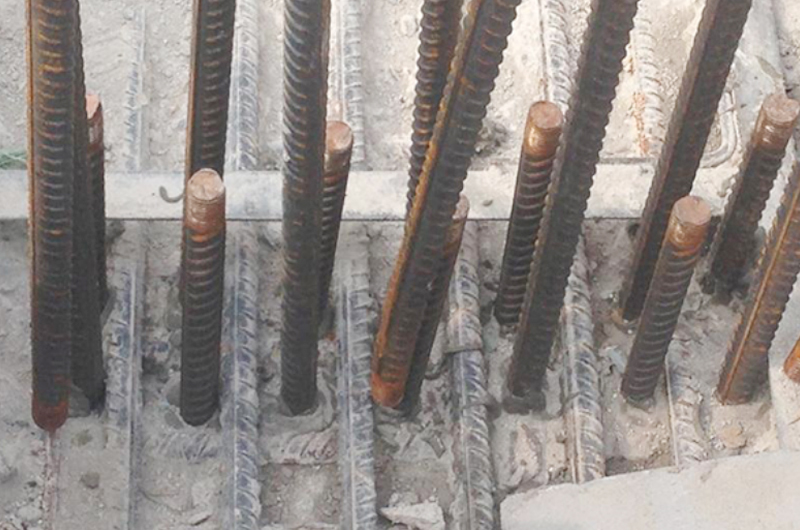 不同清孔對植筋膠粘結(jié)強度的影響