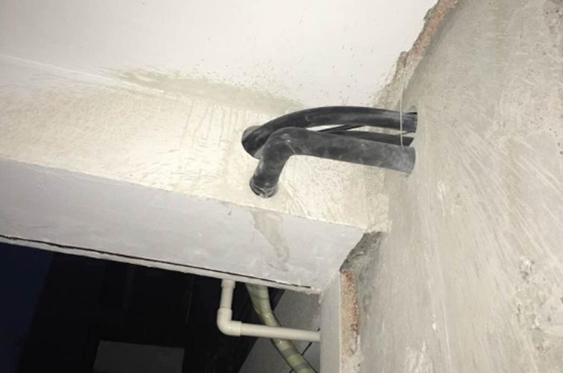 裝修空調(diào)開孔打斷鋼筋怎么辦?