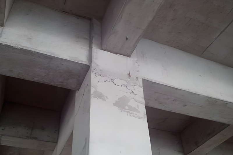 混凝土柱子容易出現(xiàn)開裂