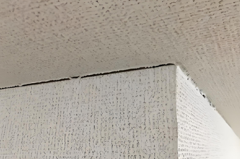 收縮引起的裂縫。