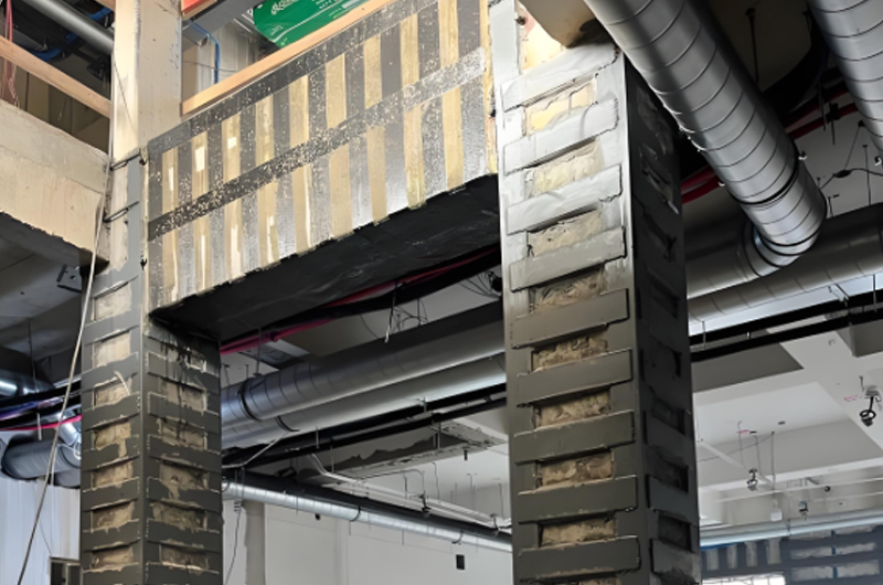 在承重加固過程中，必須嚴格遵守有關(guān)設計標準