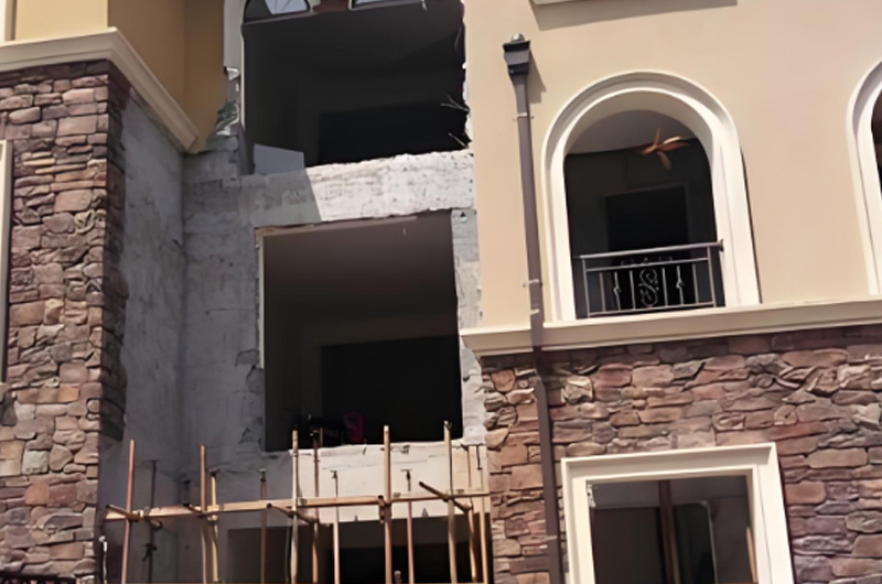 別墅加固改造原結(jié)構(gòu)拆除