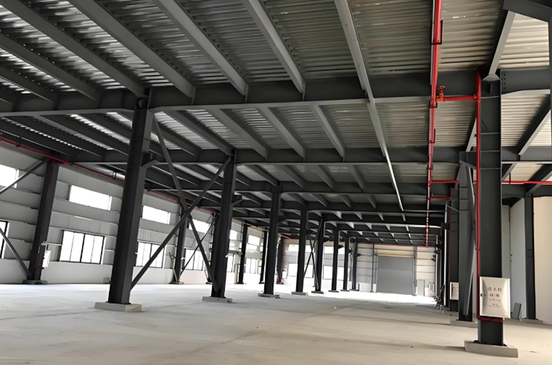 鋼結(jié)構(gòu)廠房加固梁柱連接部位