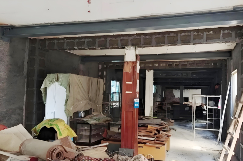 建筑加固現(xiàn)場的系統(tǒng)檢測