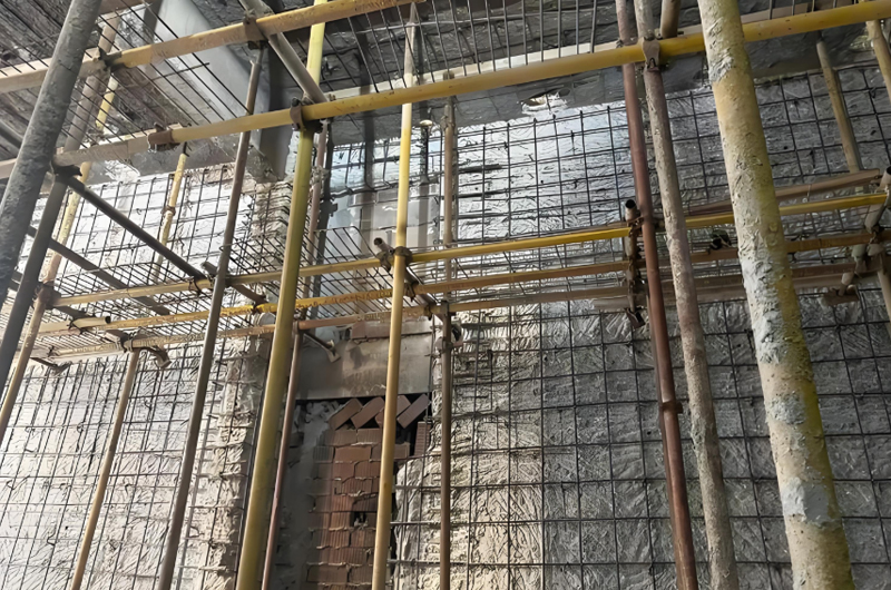 墻體加固方案的實(shí)施