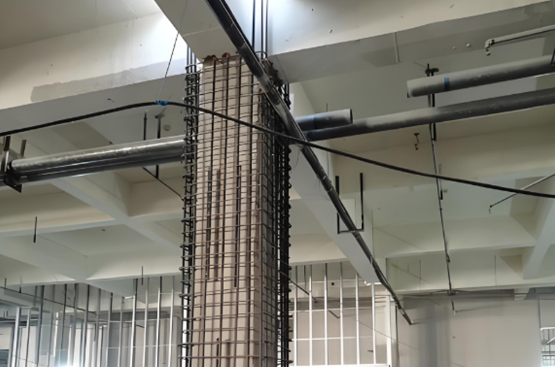 柱子增大截面加固