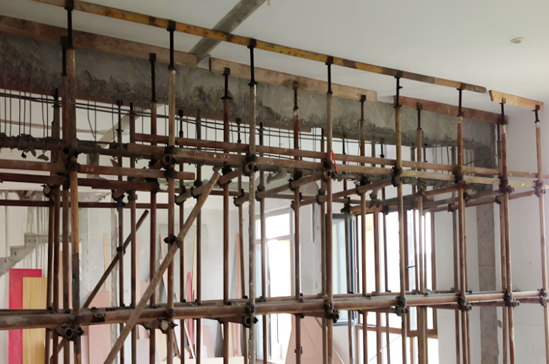 梁擴大截面加固法