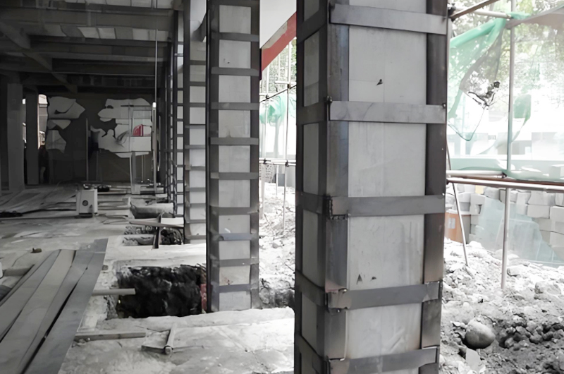 柱子抗震不達(dá)標(biāo)加固