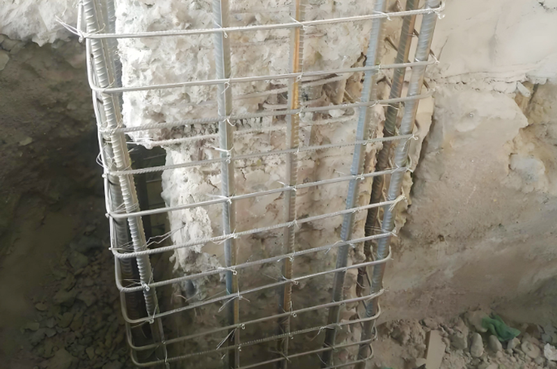 柱子加固的節(jié)點(diǎn)處理