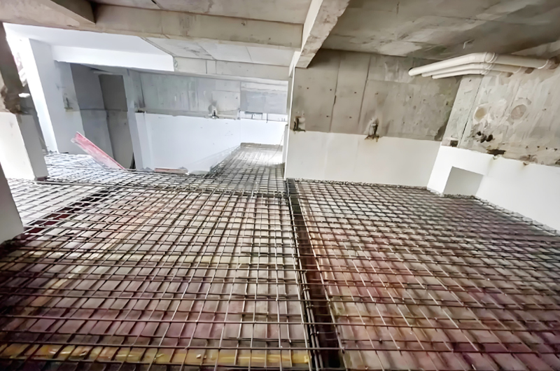 樓板加大截面加固法