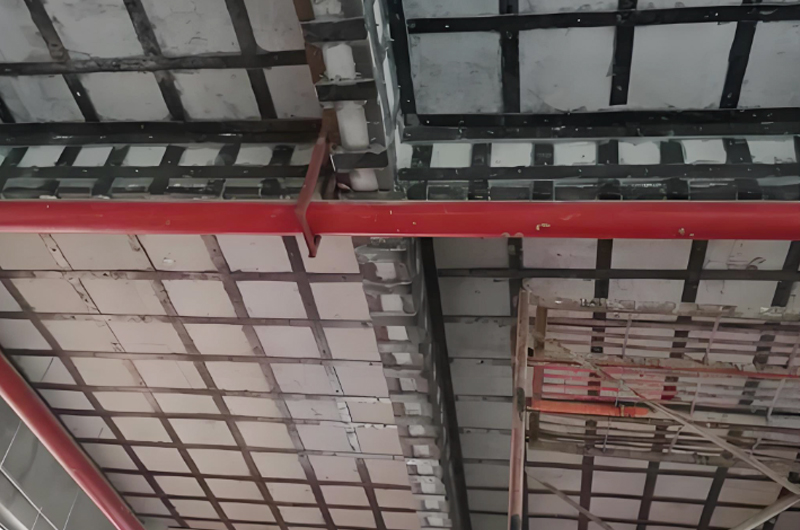 樓板承重粘貼鋼板加固法