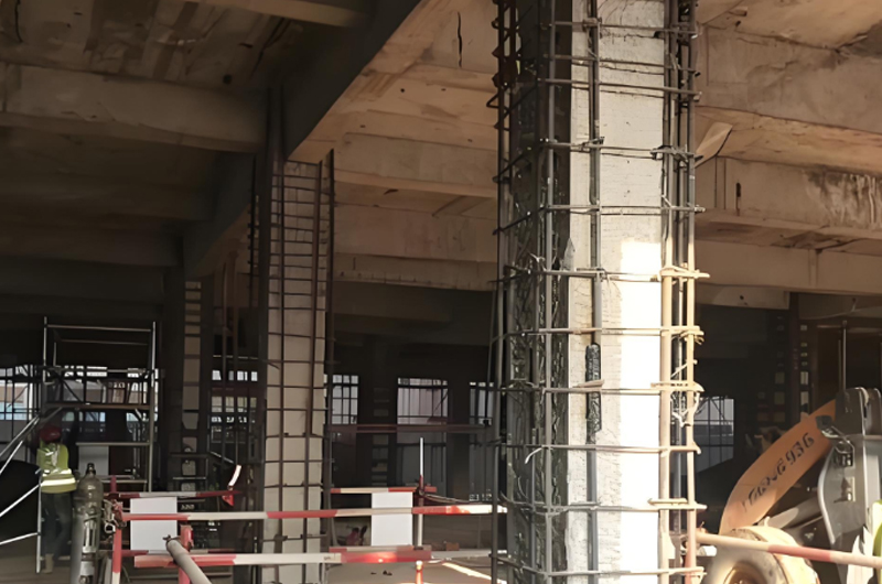 柱子增大截面加固的施工要點