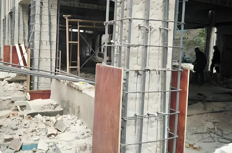 柱子增大截面加固的缺點